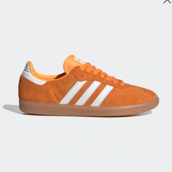 NWB Adidas Orange Sambas Size Women’s 8 / Men’s 7 - Picture 5 of 6